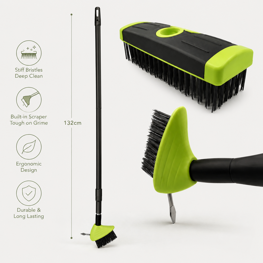 3 in 1 Telescopic Weed Brush